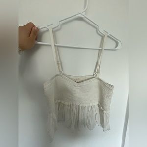 Aritzia La Boheme crop top